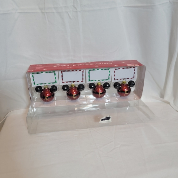 Mickey Mouse Christmas Place Card Holders - Picture 1 of 5